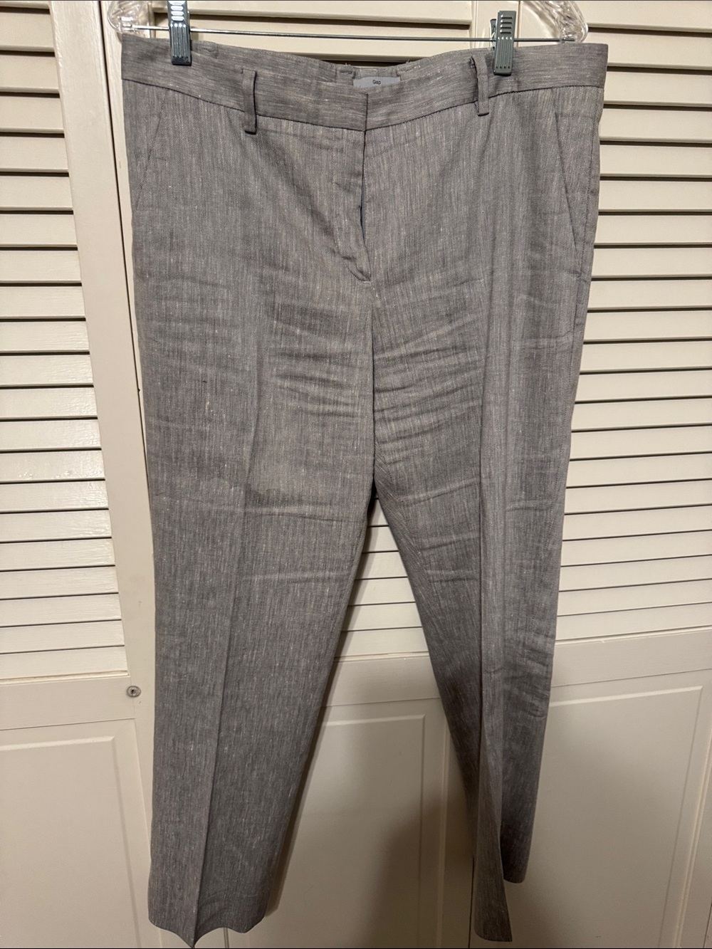 GAP Women's Light Gray Tailored Dress Pants